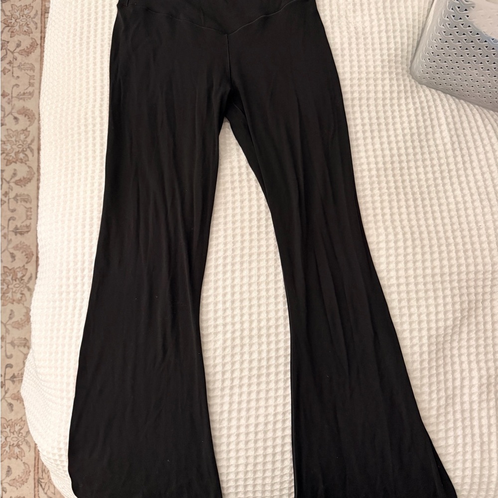 Aerie Black Flare Leggings